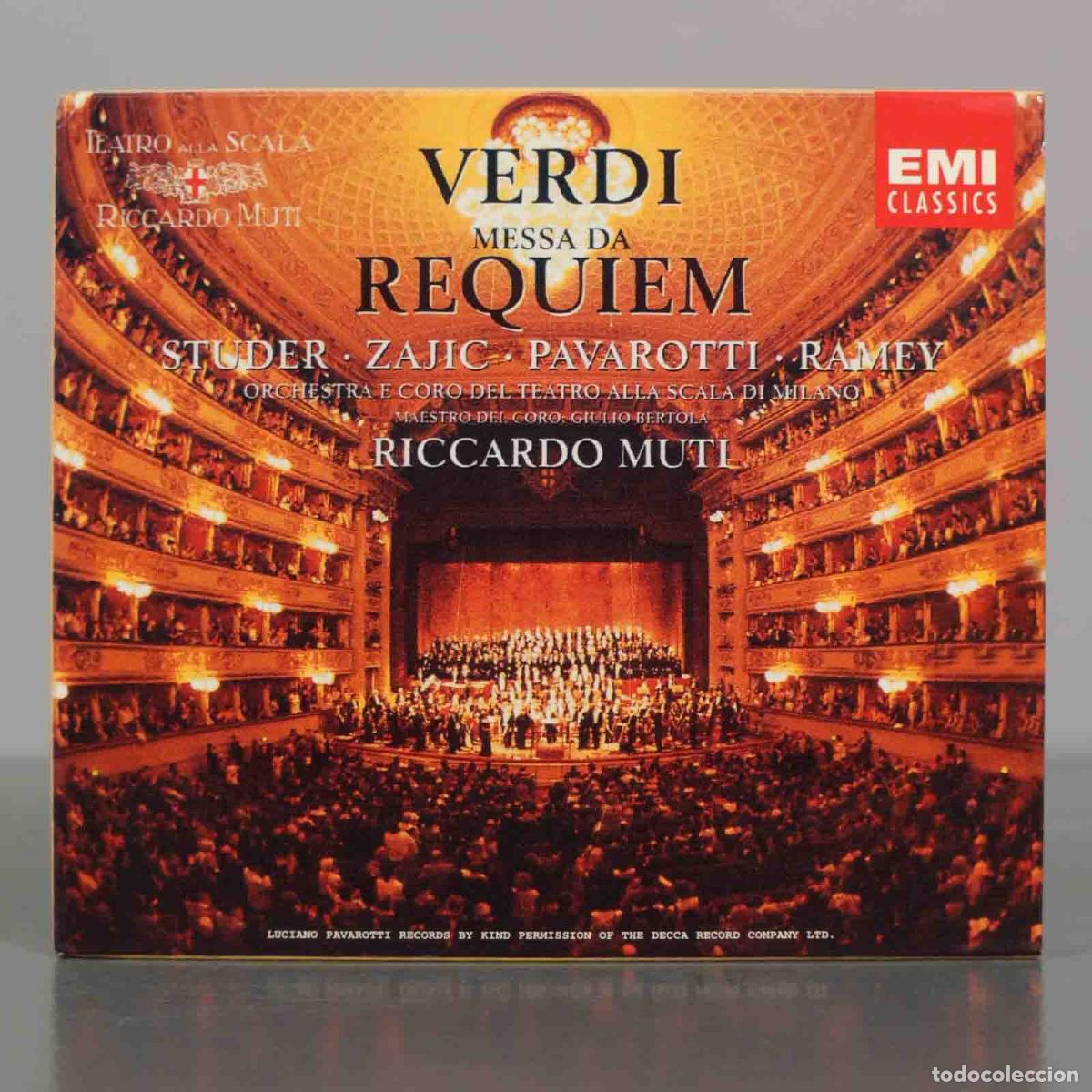 CDs de M&uacute;sica: CD. Verdi: Messa Da Requiem - Riccardo Muti, Cheryl Studer, Dolora Zajick, Pavarotti, Samue