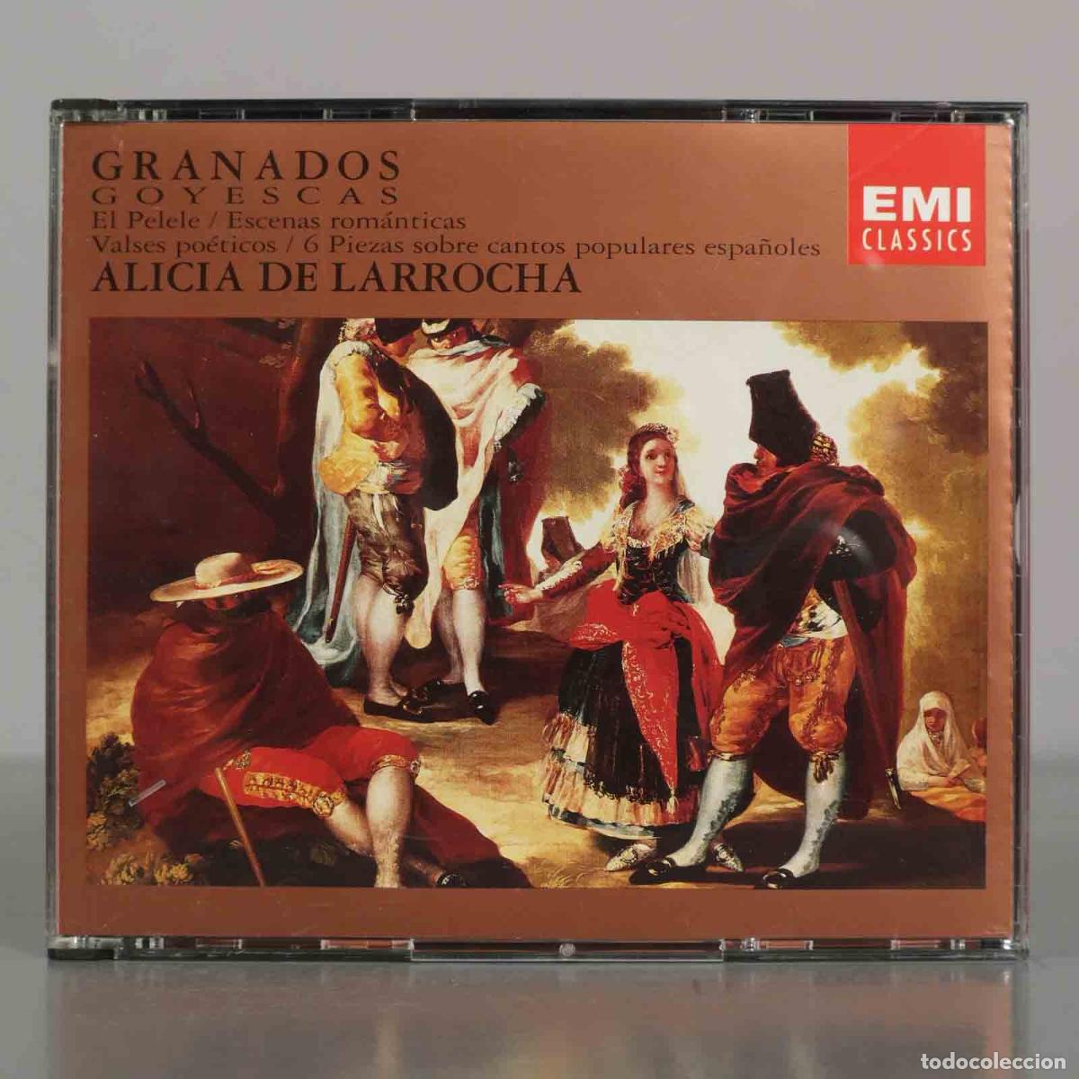 CDs de M&uacute;sica: CD. Granados: Goyescas, El Pelele, Escenas Rom&aacute;nticas, Valses Po&eacute;ticos, 6 Piezas sobre cantos popul