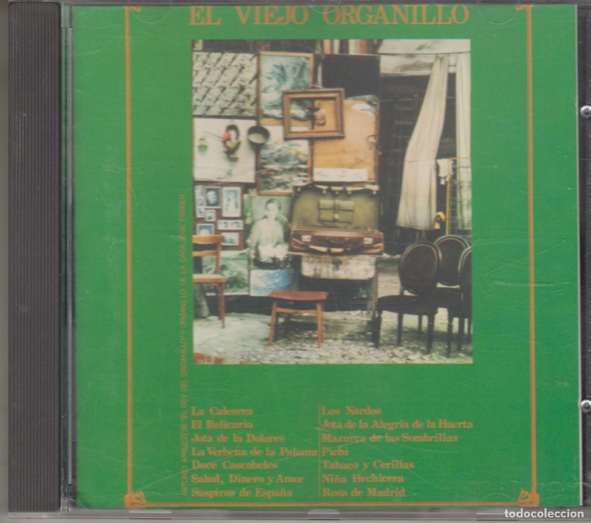 CDs de M&uacute;sica: El Viejo Organillo cd Antonio Apruzzese 1992 Zafiro - Organillo de la casa Ferrer
