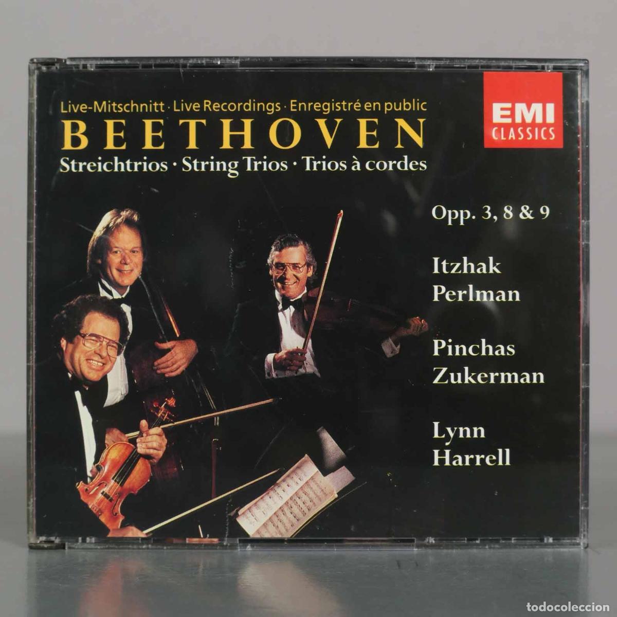 CDs de M&uacute;sica: CD. Beethoven: Complete String Trios Opp. 3, 8 and 9 - Itzhak Perlman, Pinchas Zukerman, Lynn Harrel