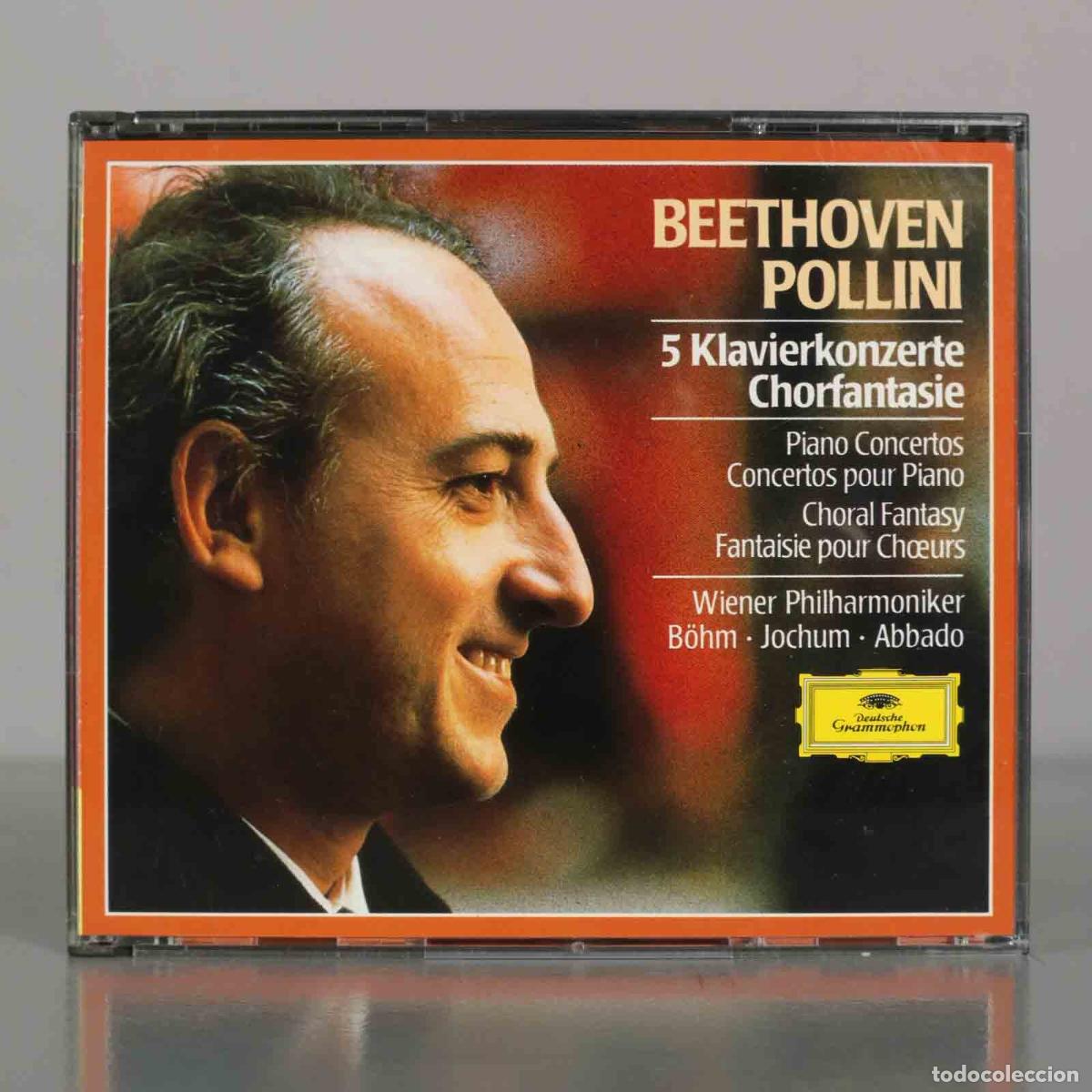 CDs de M&uacute;sica: CD. Beethoven - 5 Klavierkonzerte, Chorfantasie - Maurizio Pollini, Wiener Philharmoniker, Karl B&ouml;h