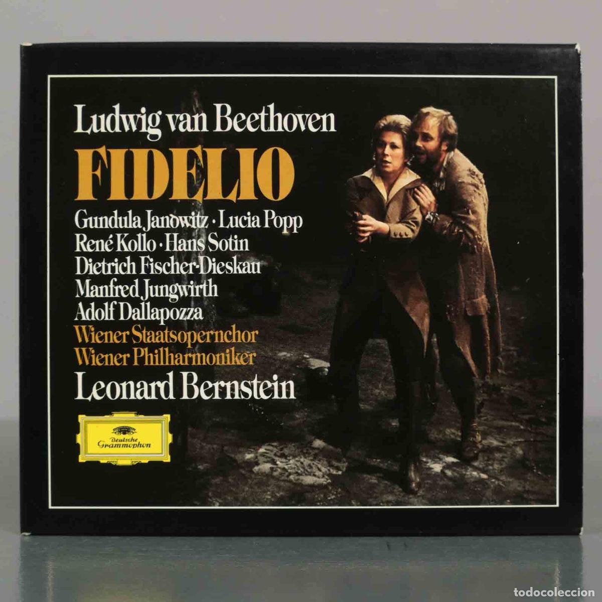 CDs de M&uacute;sica: CD. Beethoven: Fidelio - Leonard Bernstein, Gundula Janowitz, Lucia Popp, Ren&eacute; Kollo, Hans Sotin, D