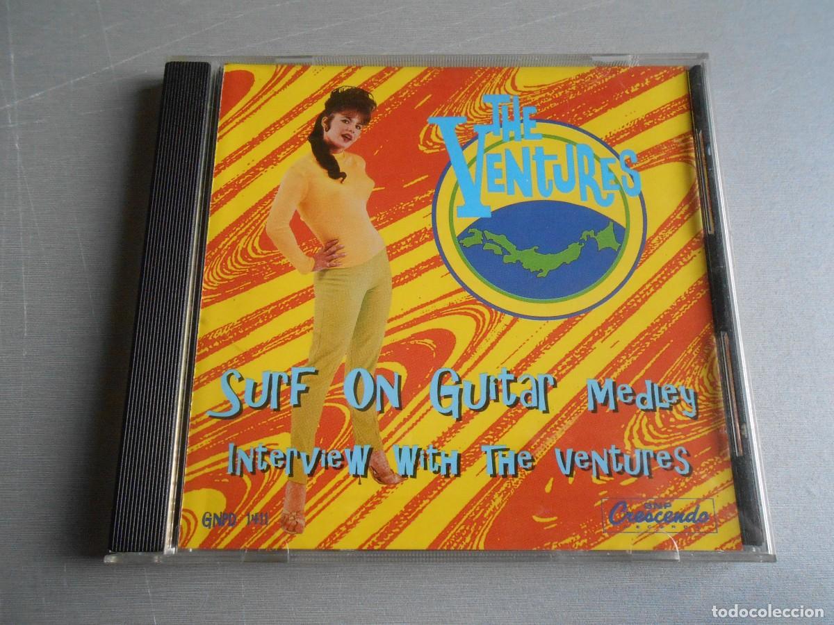 CDs de M&uacute;sica: VENTURES, THE - SURF ON GUITAR -, CD, MEDLEY + 2, A&Ntilde;O 1997, CRESCENDO GNPD 1411 , MADE IN USA