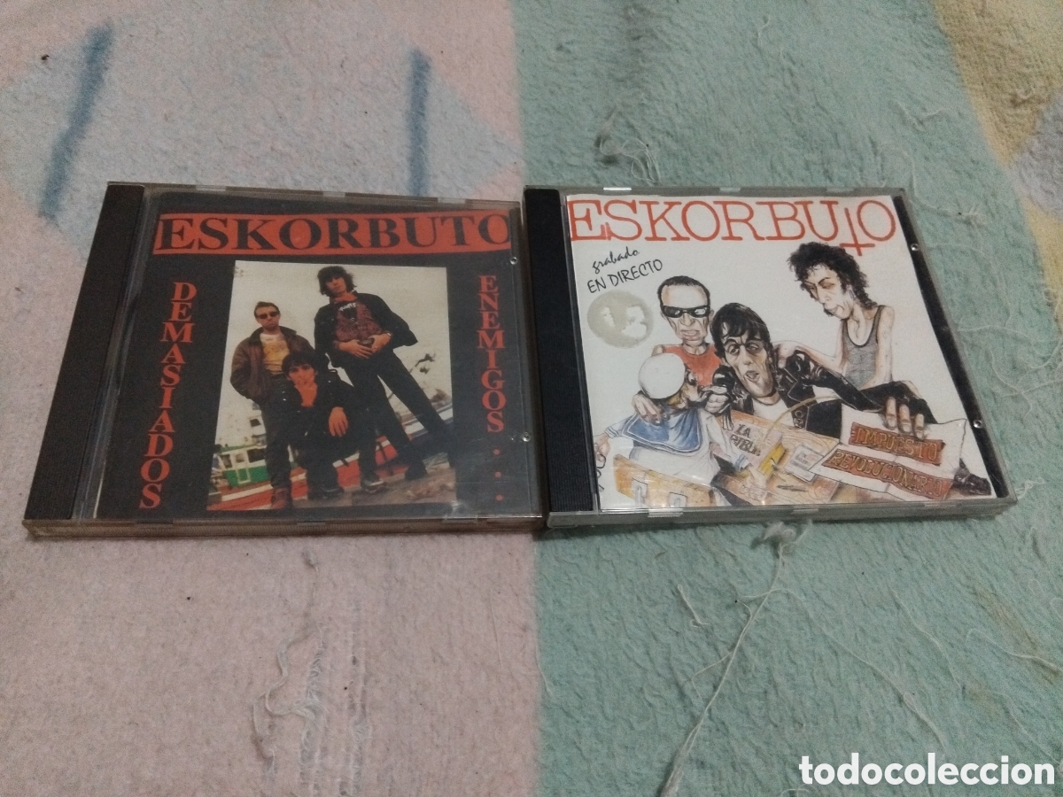 CDs de M&uacute;sica: LOTE 2 CDS ESKORBUTO .(MUY DIFICILES)