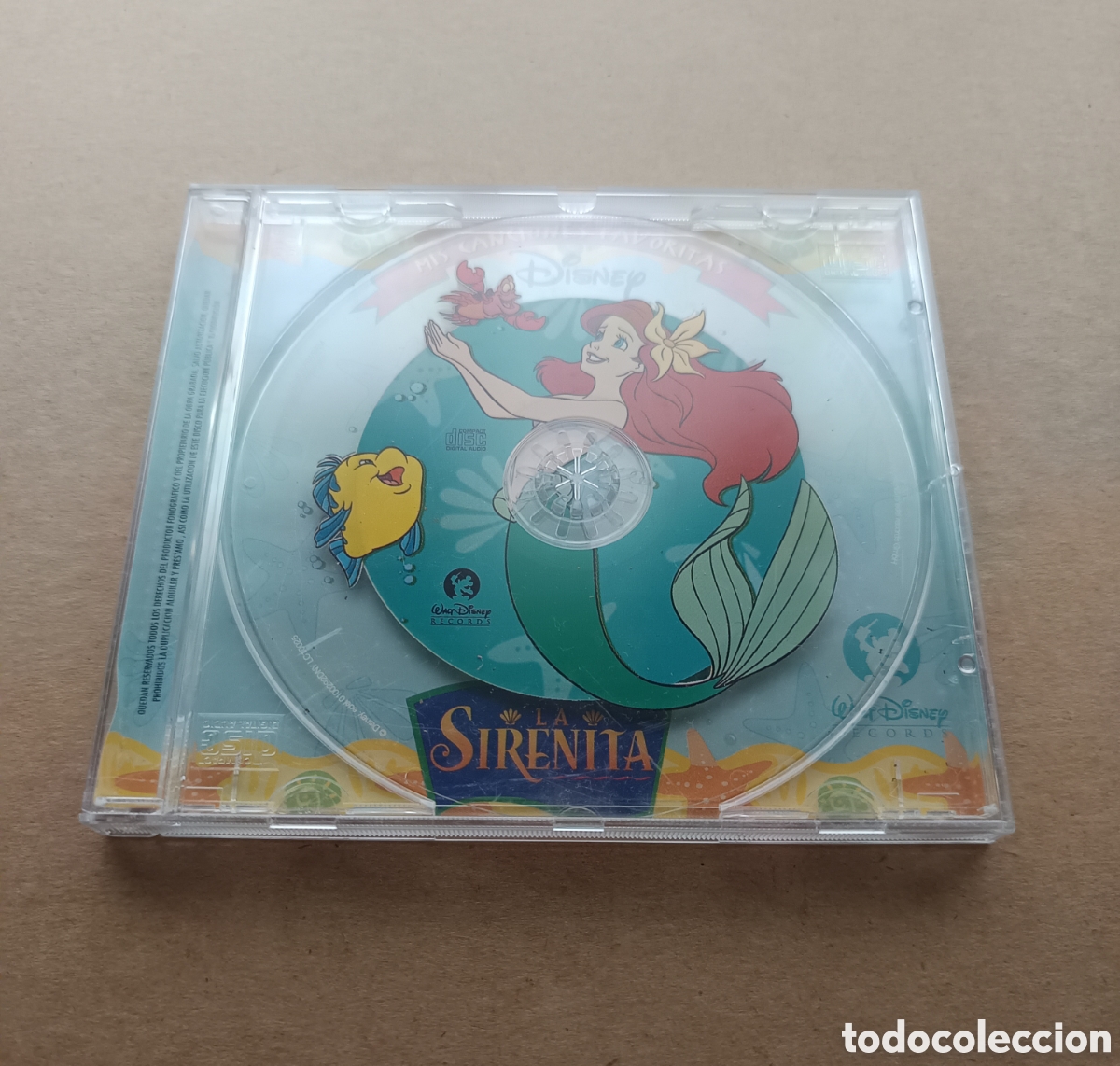 CDs de M&uacute;sica: CD Mis Canciones Favoritas Disney: La Sirenita (1998). 4 temas.