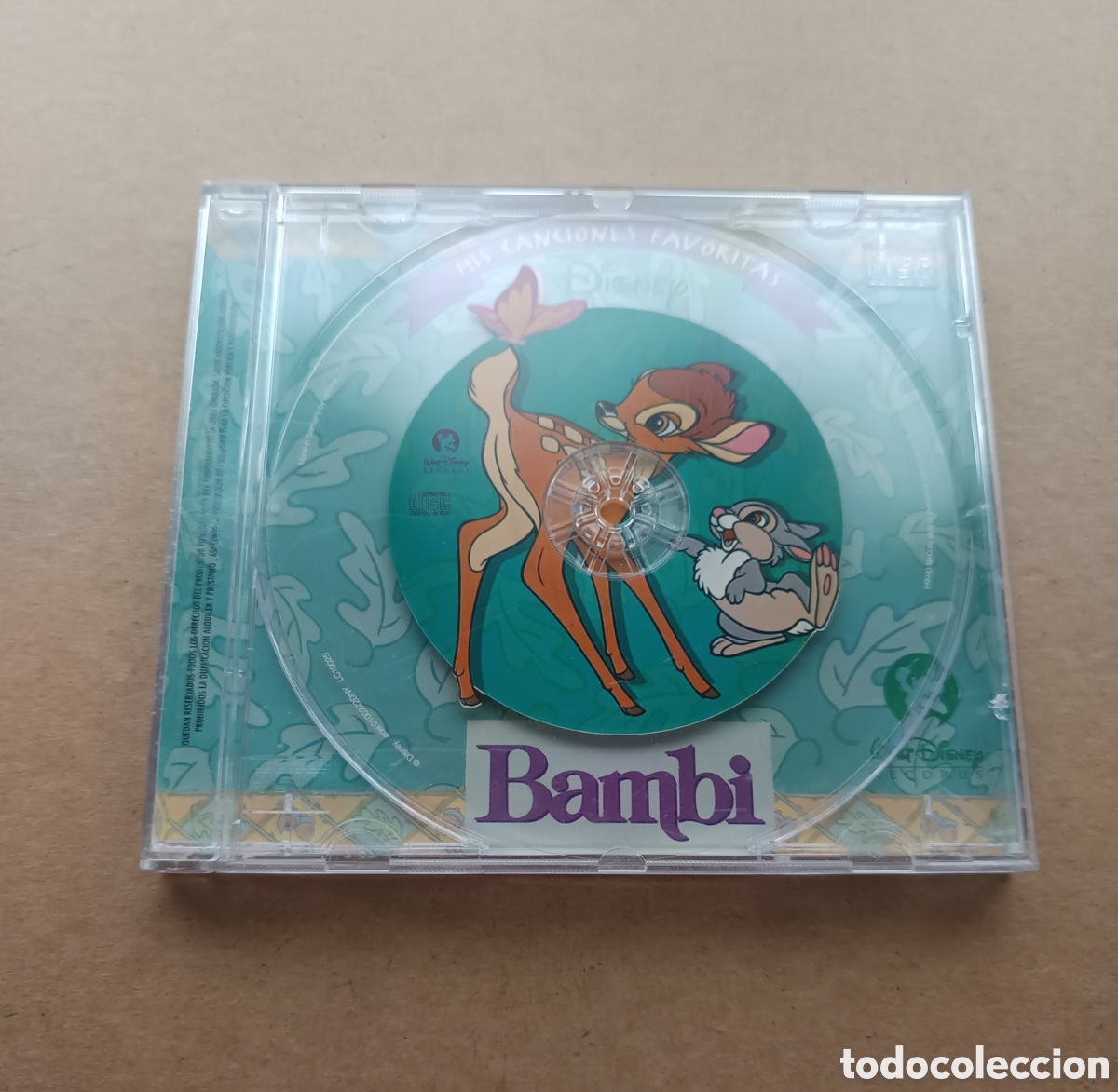 CDs de M&uacute;sica: CD Mis Canciones Favoritas Disney: Bambi (1998). 4 temas.