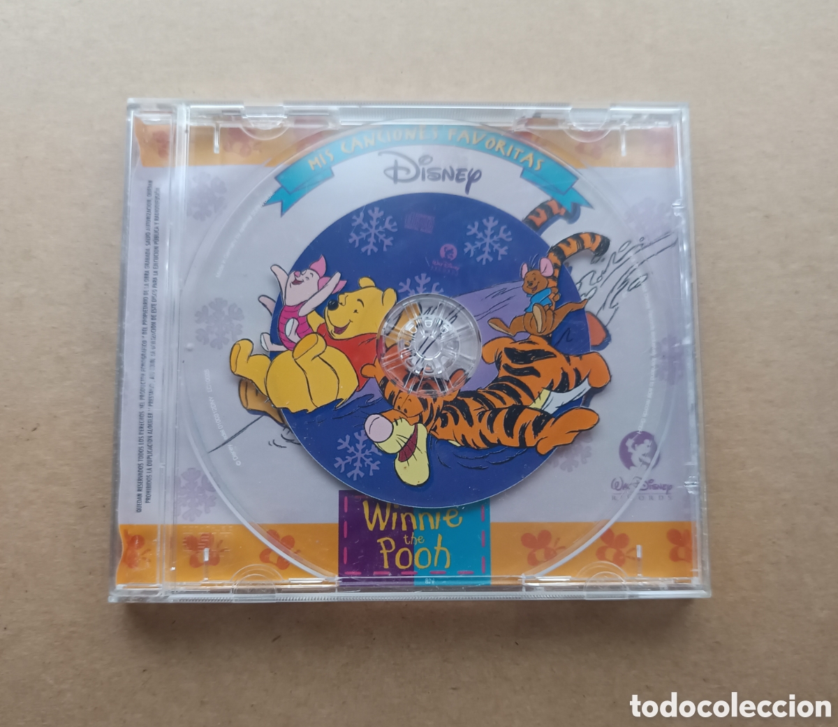 CDs de M&uacute;sica: CD Mis Canciones Favoritas Disney: Winnie the Pooh (1997). 4 temas.