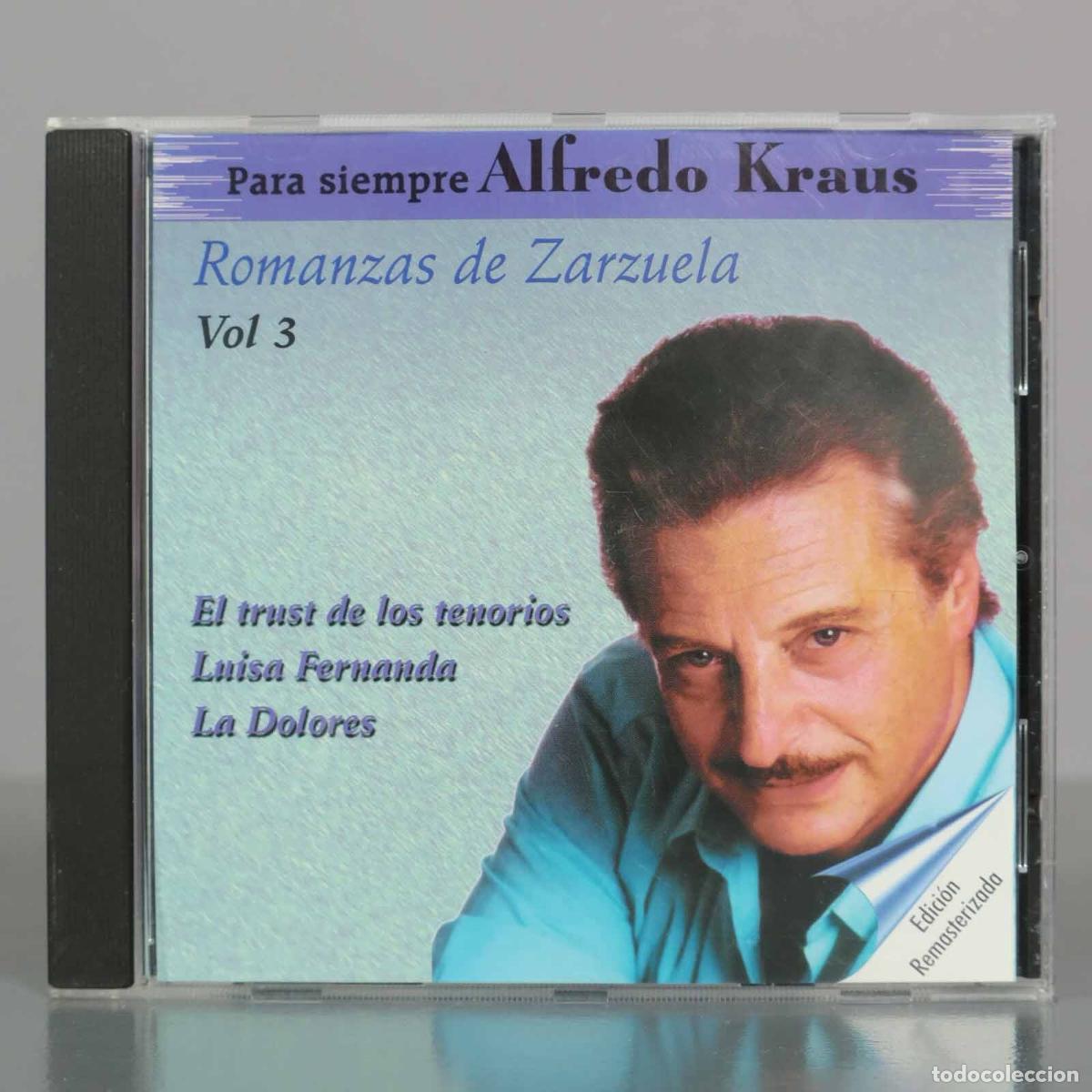 CDs de M&uacute;sica: CD. Para siempre Alfredo Kraus - Romanzas de Zarzuela Vol 3