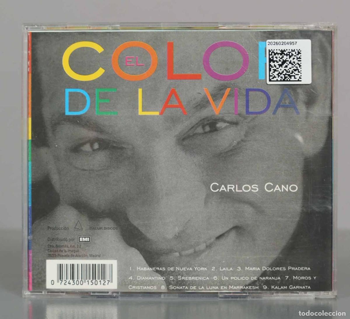 CDs de m&uacute;sica: CD. El Color de la Vida - Carlos Cano - Foto 2