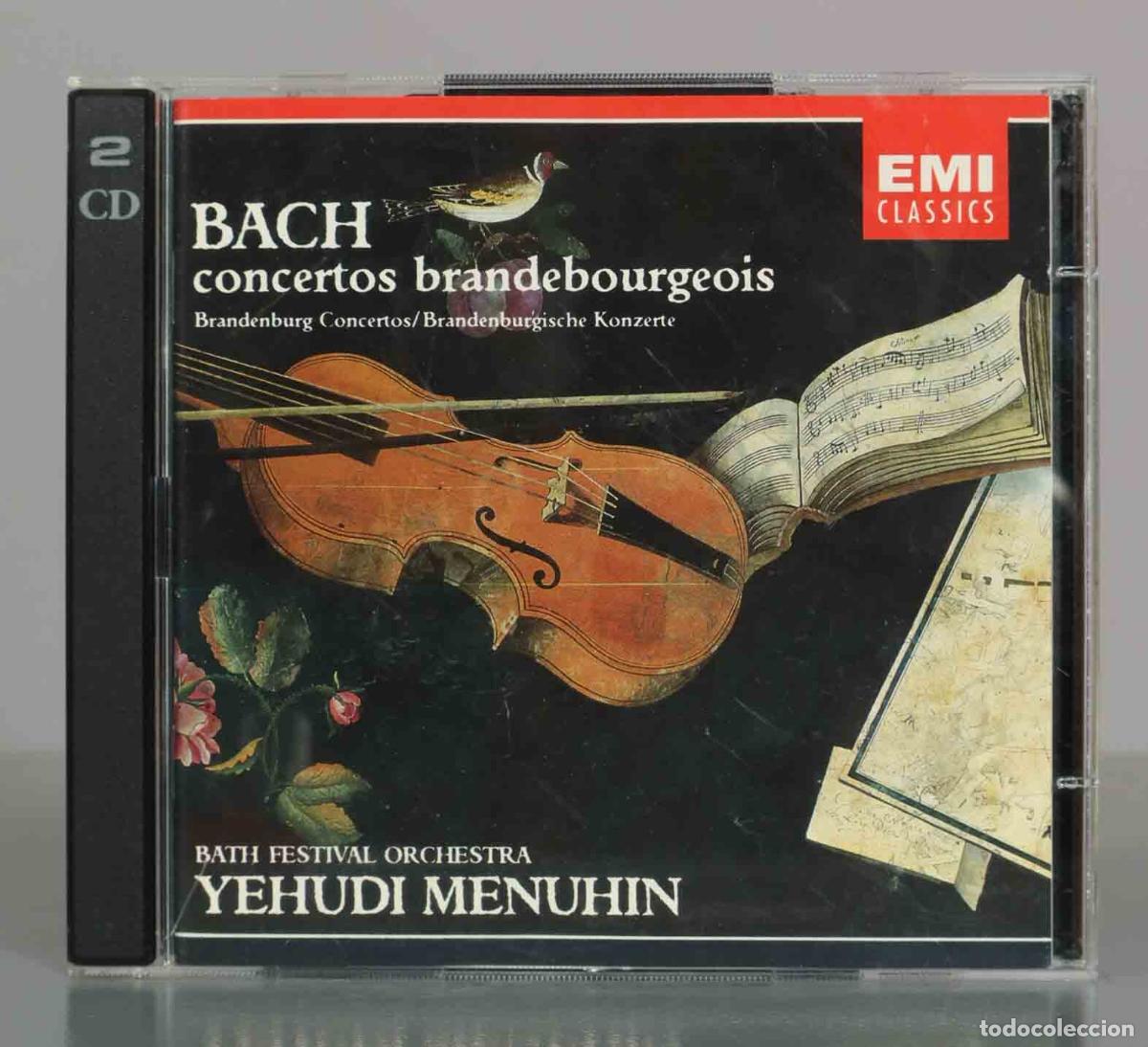 CDs de M&uacute;sica: CD. Bach - Concertos Brandebourgeois - Yehudi Menuhin, Bath Festival Orchestra