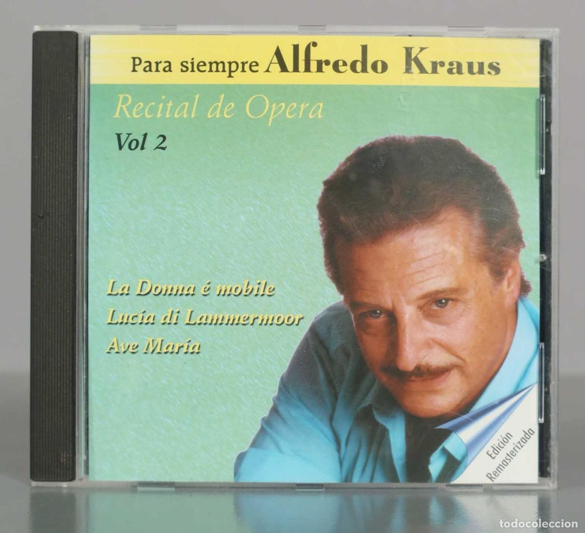 CDs de M&uacute;sica: CD. Para siempre Alfredo Kraus - Recital de Opera Vol 2