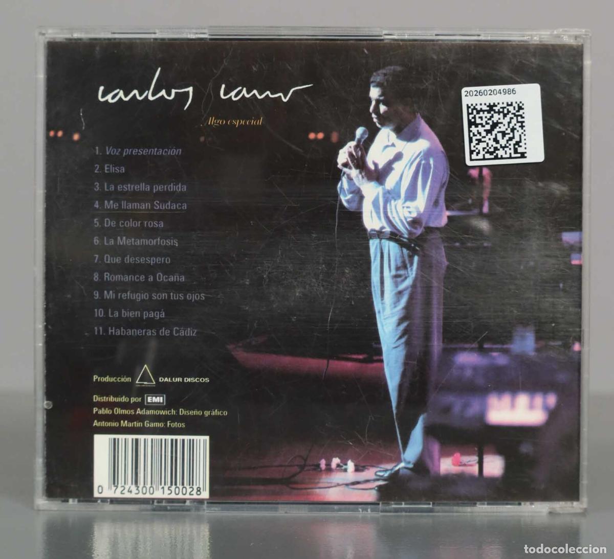 CDs de m&uacute;sica: CD. Algo especial - Carlos Cano - Foto 2
