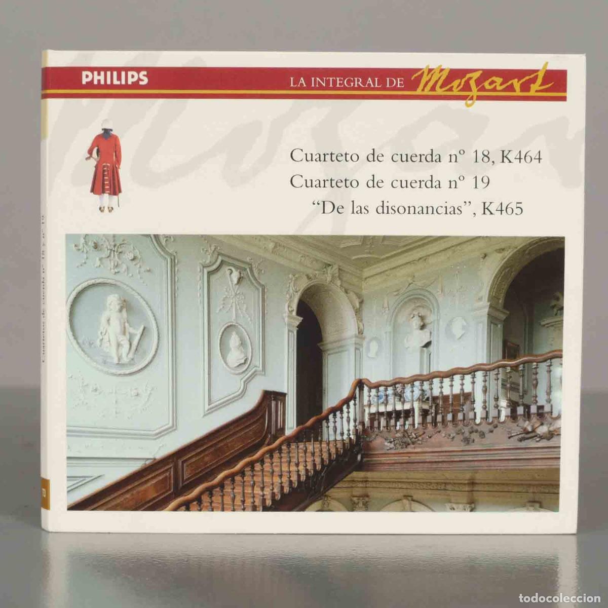 CDs de M&uacute;sica: CD. MOZART - Cuarteto de cuerda n&ordm; 18, K464 Cuarteto de cuerda n&ordm; 19 &acute;De las disonancias&acute;, K465