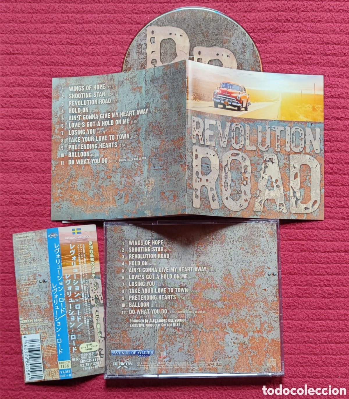 CD de M&uacute;sica: REVOLUTION ROAD: s/t. Cd aor 2014. Edici&oacute;n Japonesa.