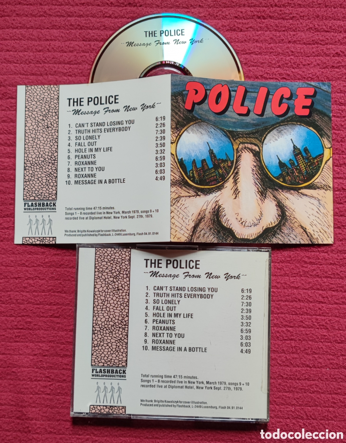 CD di Musica: THE POLICE: A Message From New York. Cd Recorded Live in New York, Marzo y Septiembre 1979. Muy raro