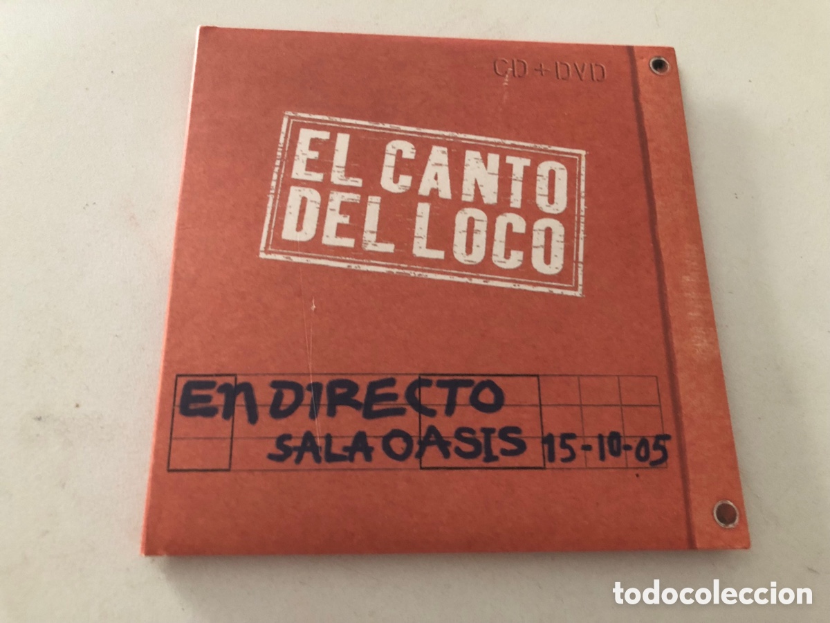 CDs de M&uacute;sica: El Canto Del Loco En Directo Sala Oasis 15-10-05 Cd Dvd