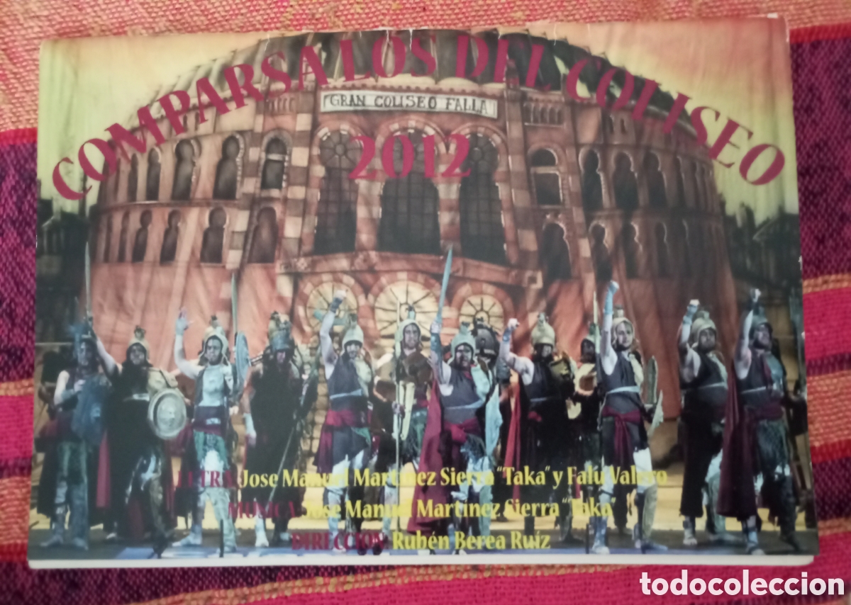 CDs de M&uacute;sica: Carnaval de C&aacute;diz libreto con CD comparsa los del coliseo 2012