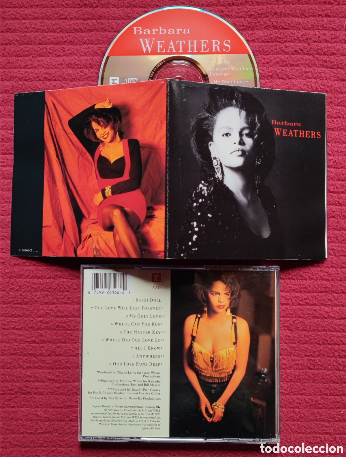 CDs de Musique: BARBARA WEATHERS: s/t. Cd 1990 Warner. Produced Maurice White.