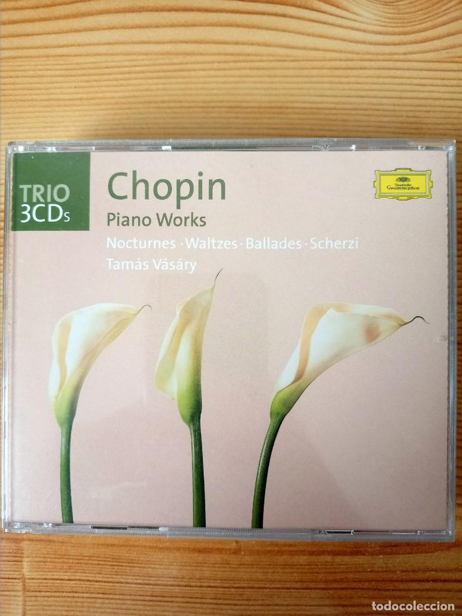 CDs de M&uacute;sica: Chopin: Nocturnes, Waltzes, Ballades & Scherzi - Tam&aacute;s V&aacute;s&aacute;ry - 3 CD Deutsche Grammophon TRIO 469 35