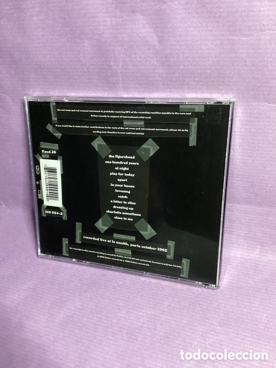 CDs de m&uacute;sica: The Cure - Paris - Cd 1993 - Foto 2