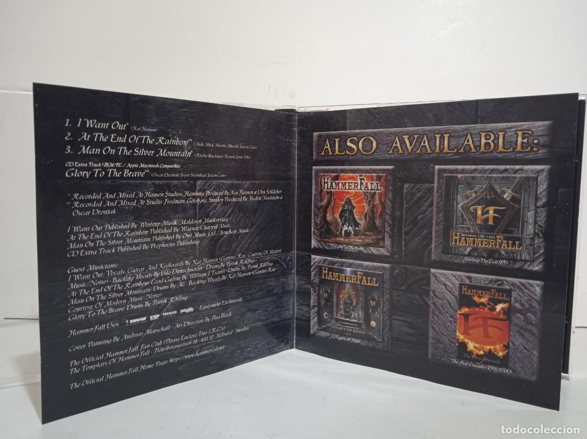 CDs de m&uacute;sica: HammerFall - I Want Out - CD Single - 1999 - Foto 5