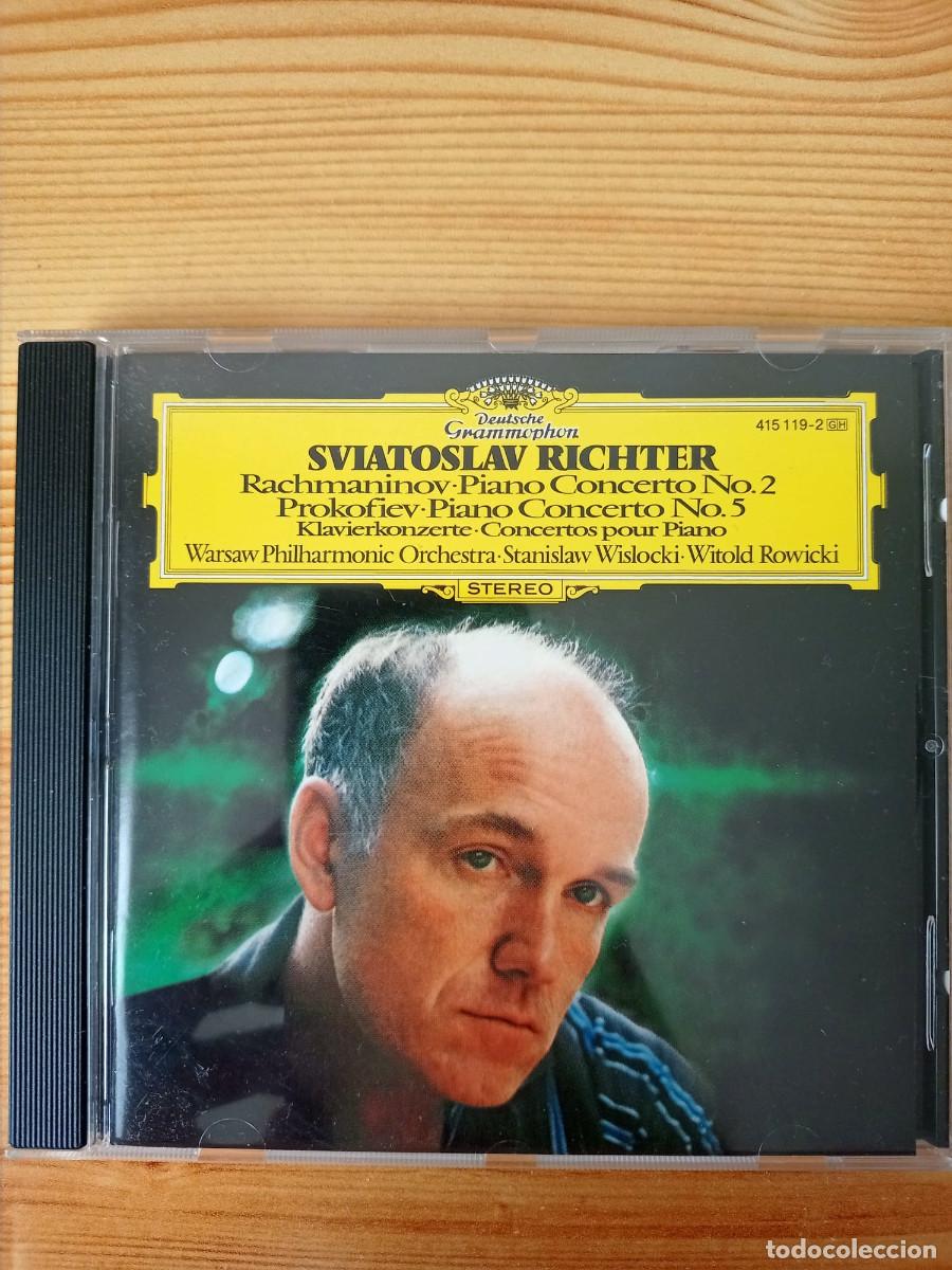 CDs de M&uacute;sica: Rachmaninov: Concierto n&ordm; 2 - Prokofiev: Concierto n&ordm; 5 - Sviatoslav Richter - DG 415 119-2