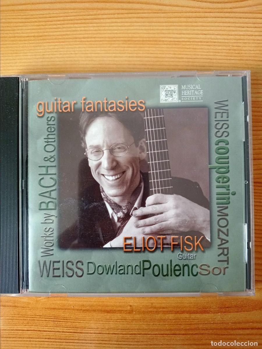 CDs de M&uacute;sica: Eliot Fisk: Guitar Fantasies - Bach, Dowland, Mudarra, Couperin - CD Musical Heritage 5125108