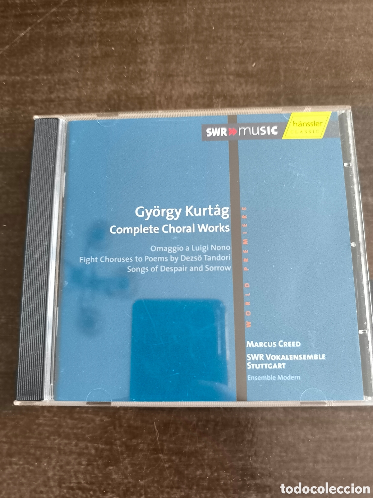 CDs de M&uacute;sica: CD Gy&ouml;rgy Kurt&aacute;g - Complete Choral Works (SWR Music)
