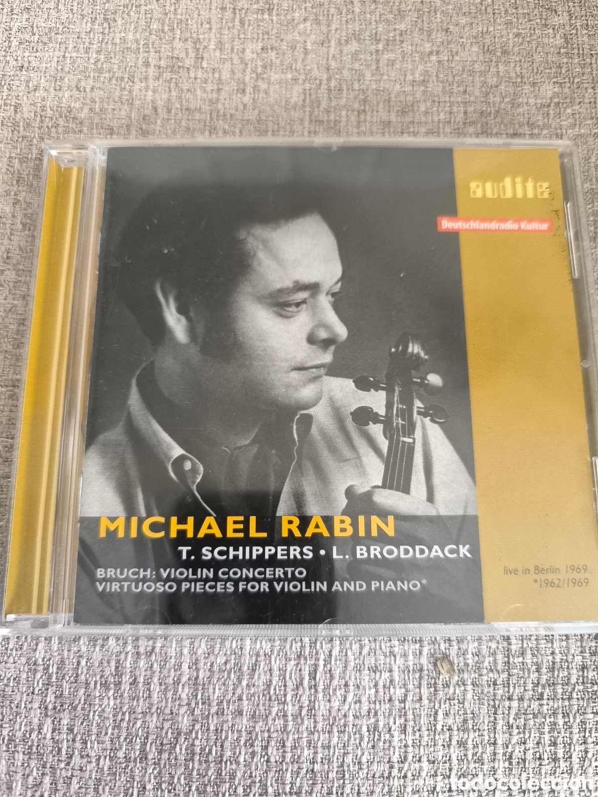 CDs de M&uacute;sica: CD &bull; Michael Rabin &ndash; Bruch: Violin Concerto &bull; audite / Deutschlandradio Kultur