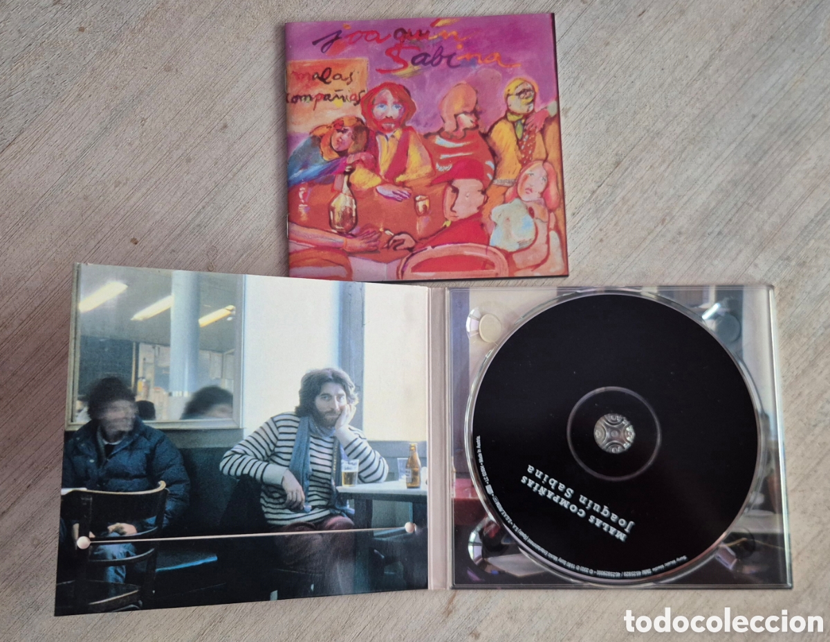 CDs de m&uacute;sica: Joaqu&iacute;n Sabina - Malas Compa&ntilde;ias - Foto 3