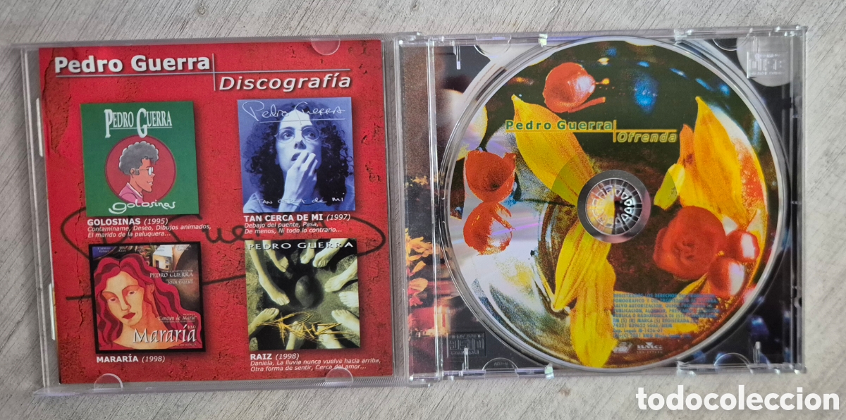 CDs de m&uacute;sica: Pedro Guerra - Ofrenda - Foto 3