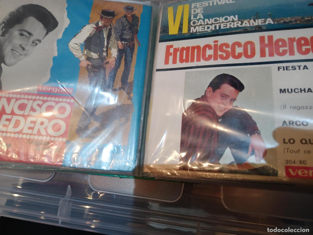 CDs de M&uacute;sica: Colecci&oacute;n vinilo 17 ep s singles FRANCISCO HEREDERO LUISITA TENOR 1 album de regalo