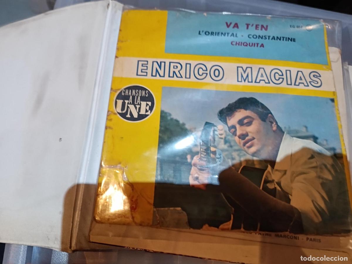 CDs de M&uacute;sica: Colecci&oacute;n vinilo de eps singles caracteristicos de ENRICO MACIAS