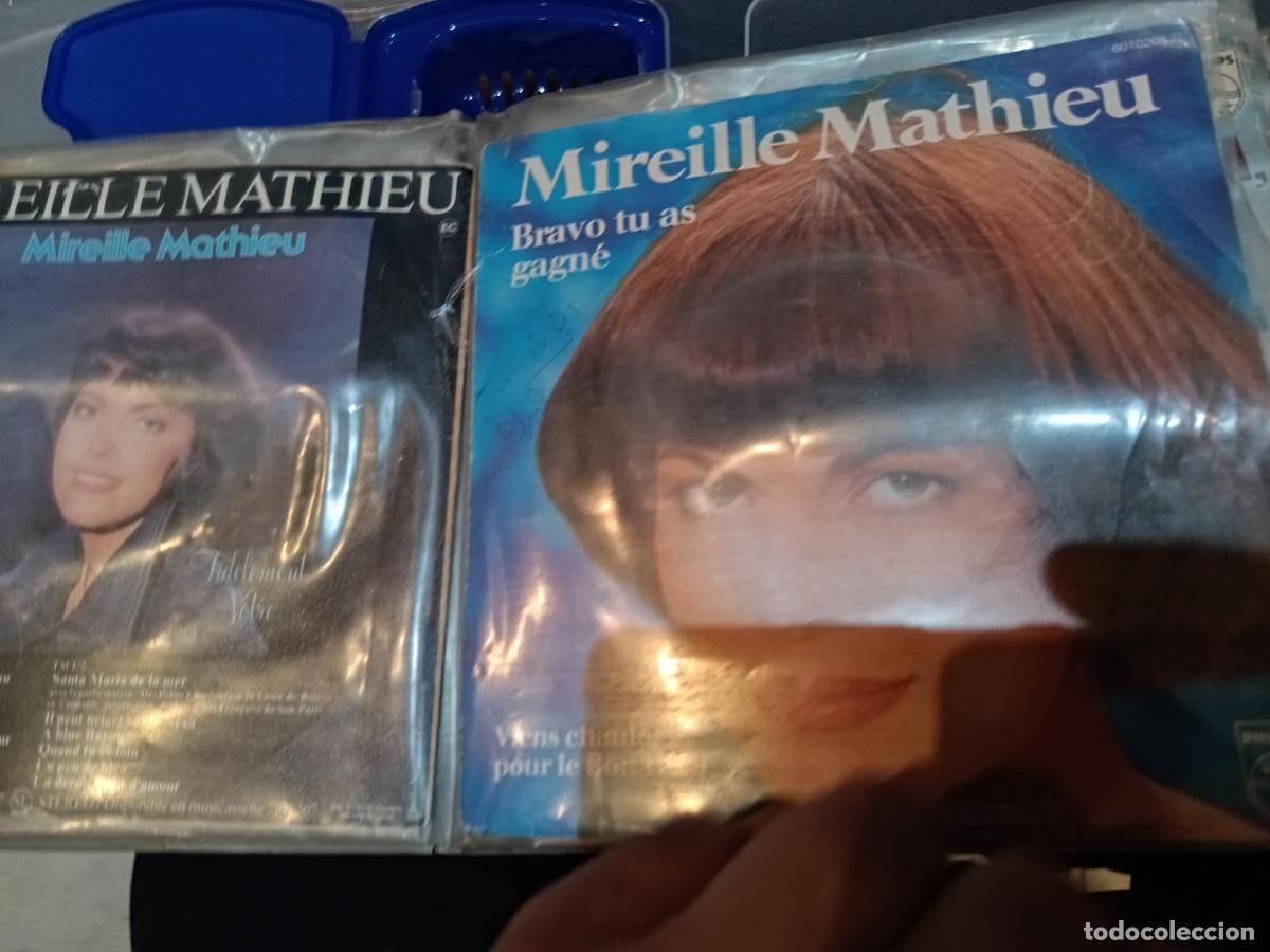 CDs de m&uacute;sica: Colecci&oacute;n vinilo de eps singles caracteristicos de MIREILLE MATHIEU - Foto 2