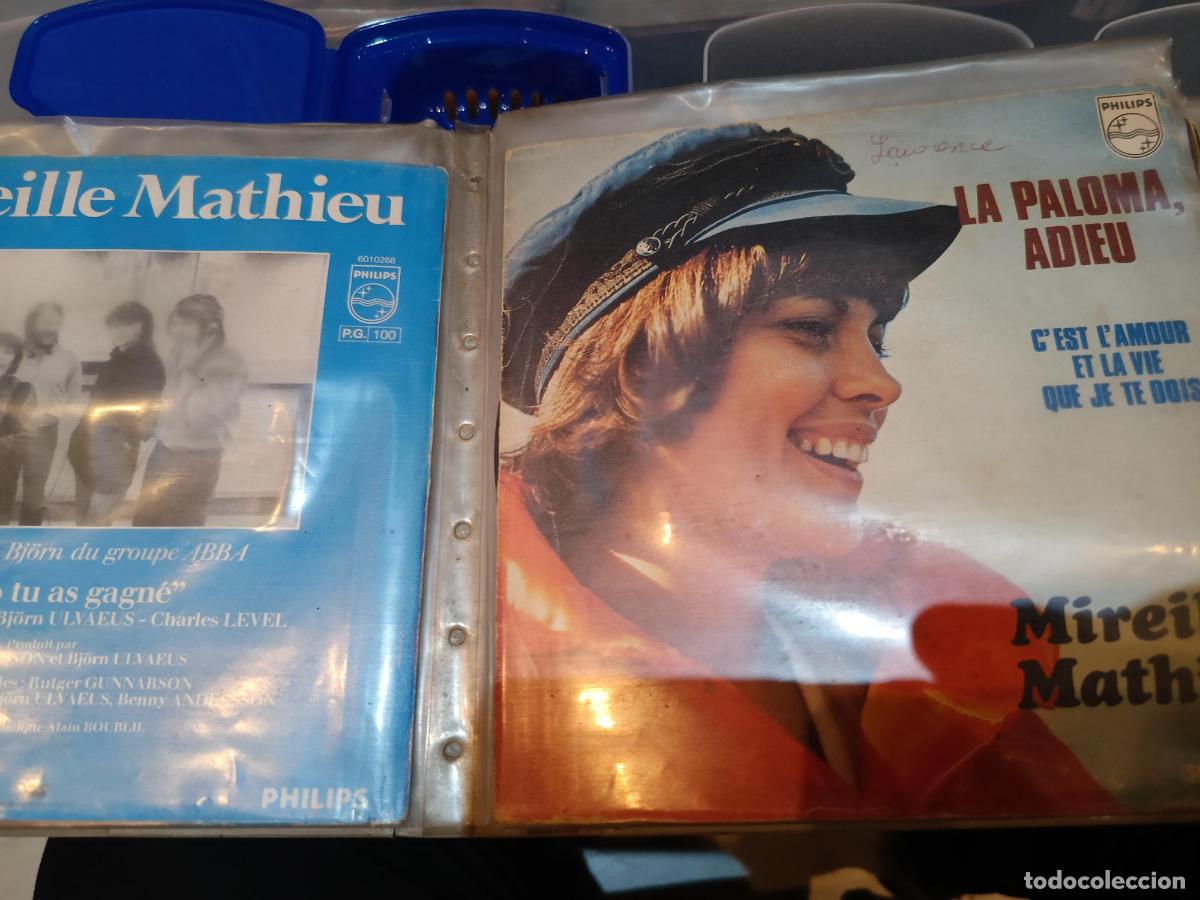 CDs de m&uacute;sica: Colecci&oacute;n vinilo de eps singles caracteristicos de MIREILLE MATHIEU - Foto 3