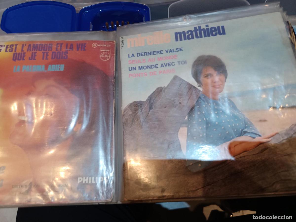 CDs de m&uacute;sica: Colecci&oacute;n vinilo de eps singles caracteristicos de MIREILLE MATHIEU - Foto 4