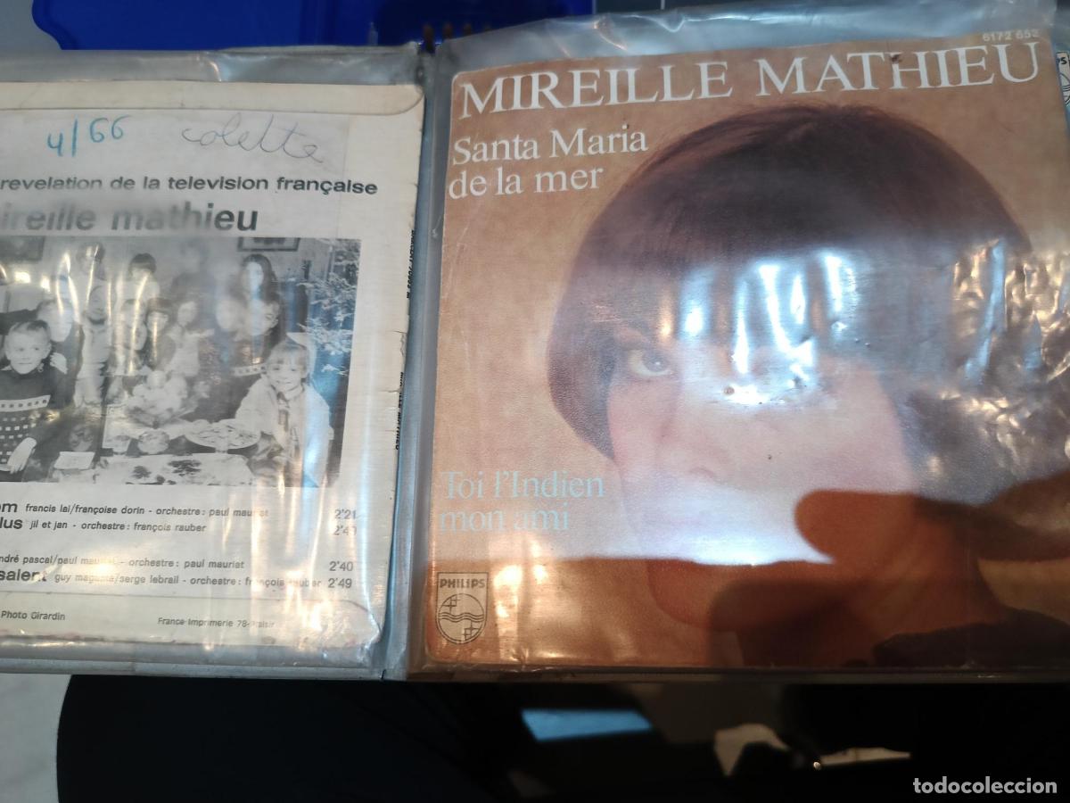 CDs de m&uacute;sica: Colecci&oacute;n vinilo de eps singles caracteristicos de MIREILLE MATHIEU - Foto 1