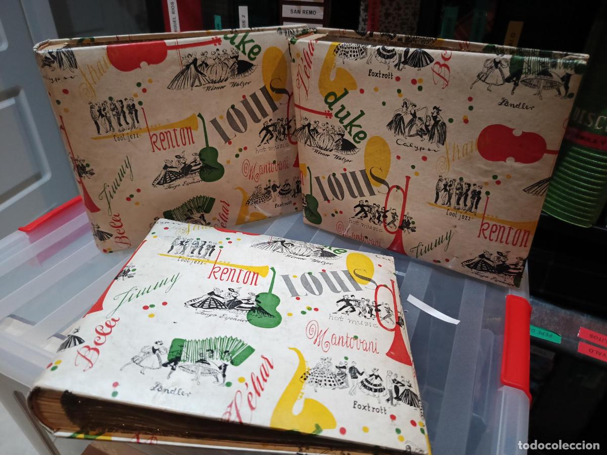 CDs de M&uacute;sica: Tres albumes para guardar vinilos peque&ntilde;os