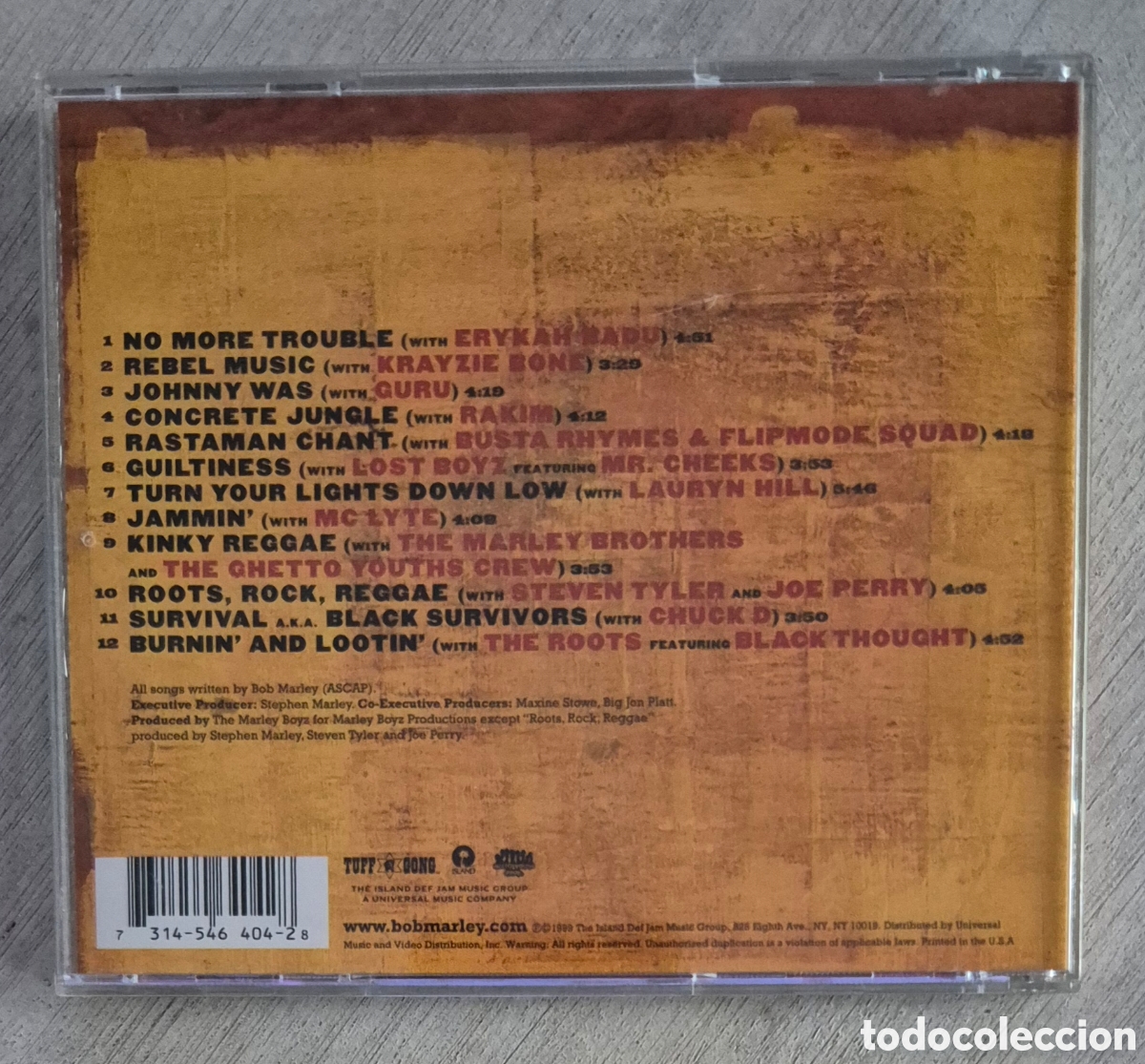 CDs de m&uacute;sica: Bob Marley - Chant Down Babylon - Foto 2