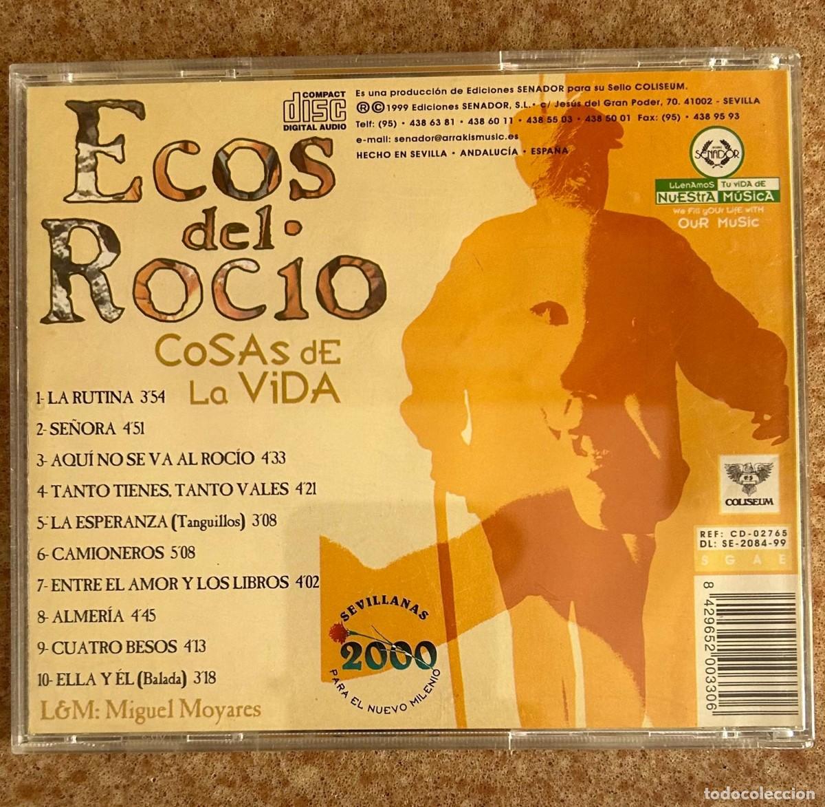 CDs de m&uacute;sica: ECOS DEL ROC&Iacute;O - COSAS DE LA VIDA - Foto 2