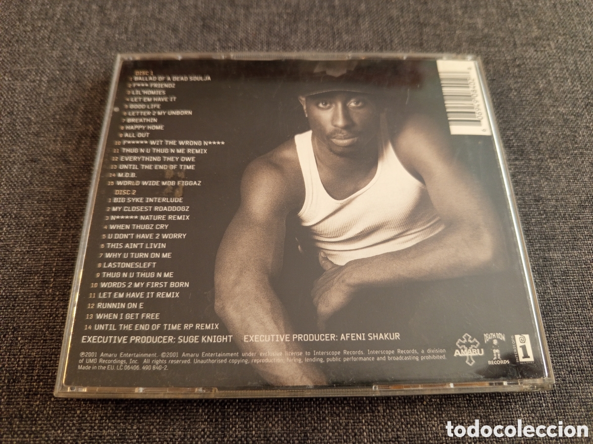 CDs de m&uacute;sica: 2PAC. UNTIL THE END OF TIME (CD) - Foto 4