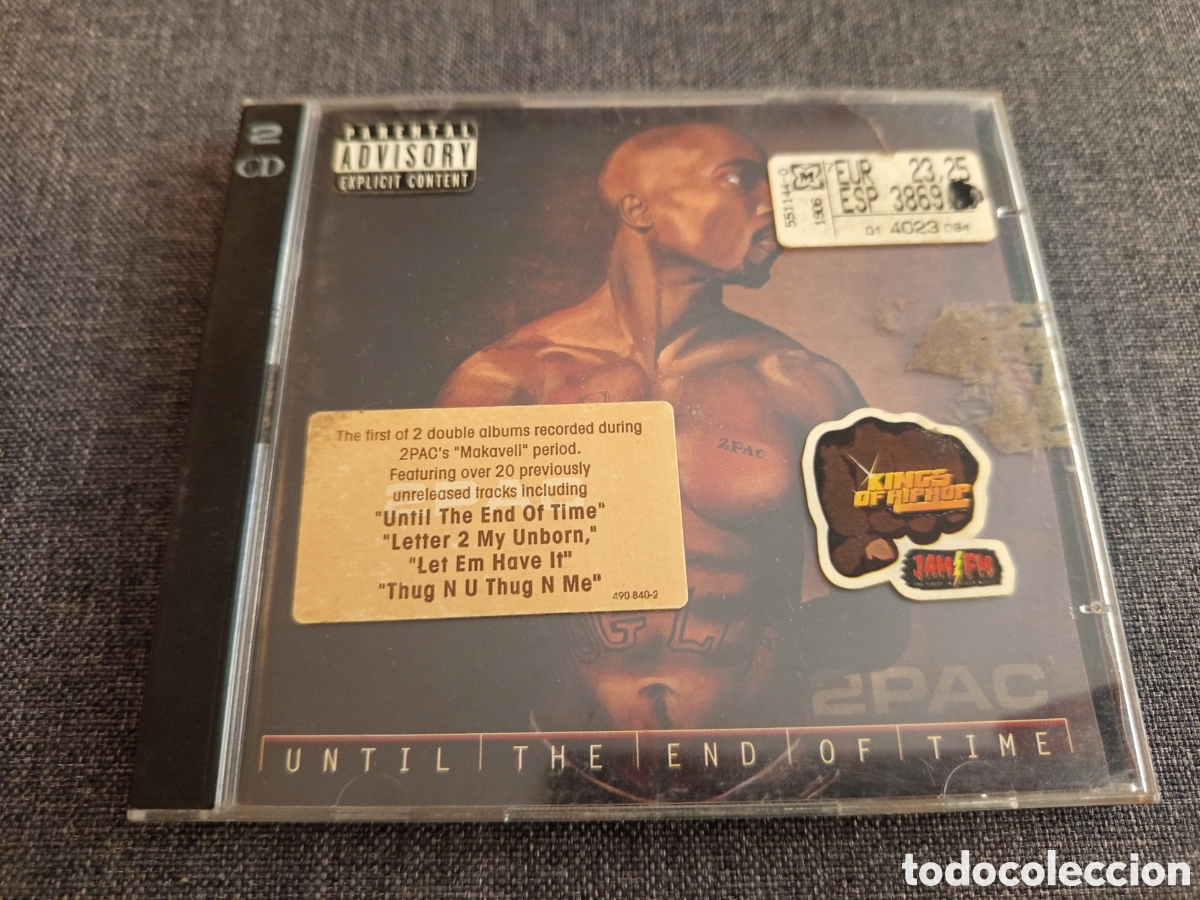 CDs de m&uacute;sica: 2PAC. UNTIL THE END OF TIME (CD) - Foto 1