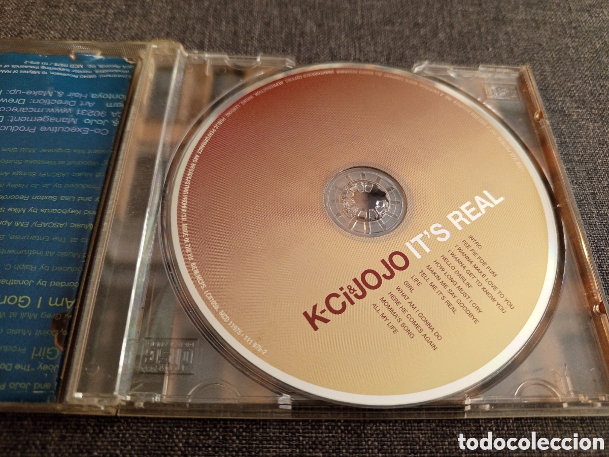 CDs de m&uacute;sica: K-CI & JOJO. ITS REAL (CD) - Foto 2
