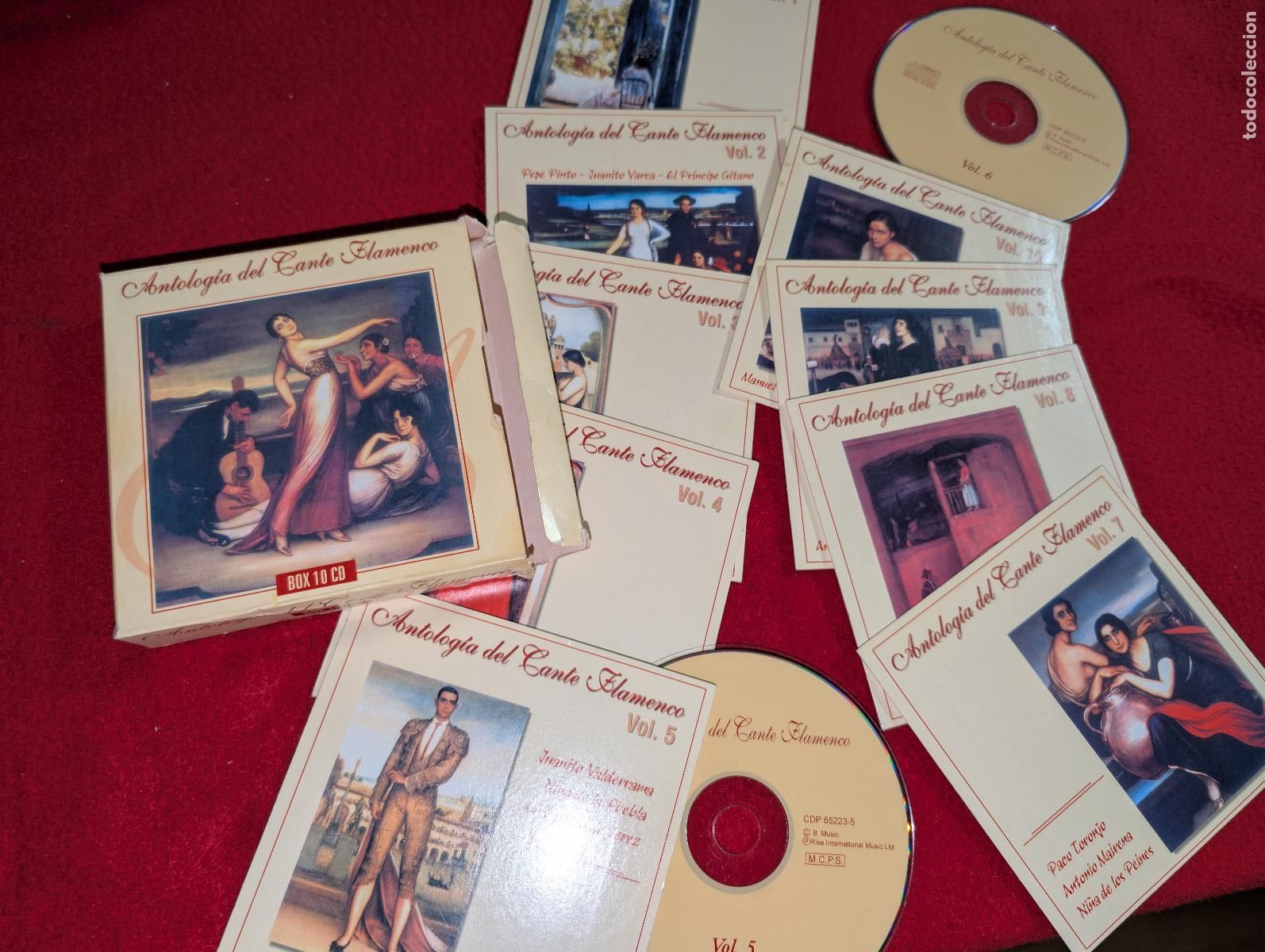 CDs de M&uacute;sica: ANTOLOGIA DEL CANTE FLAMENCO 10CD CAJA BOX