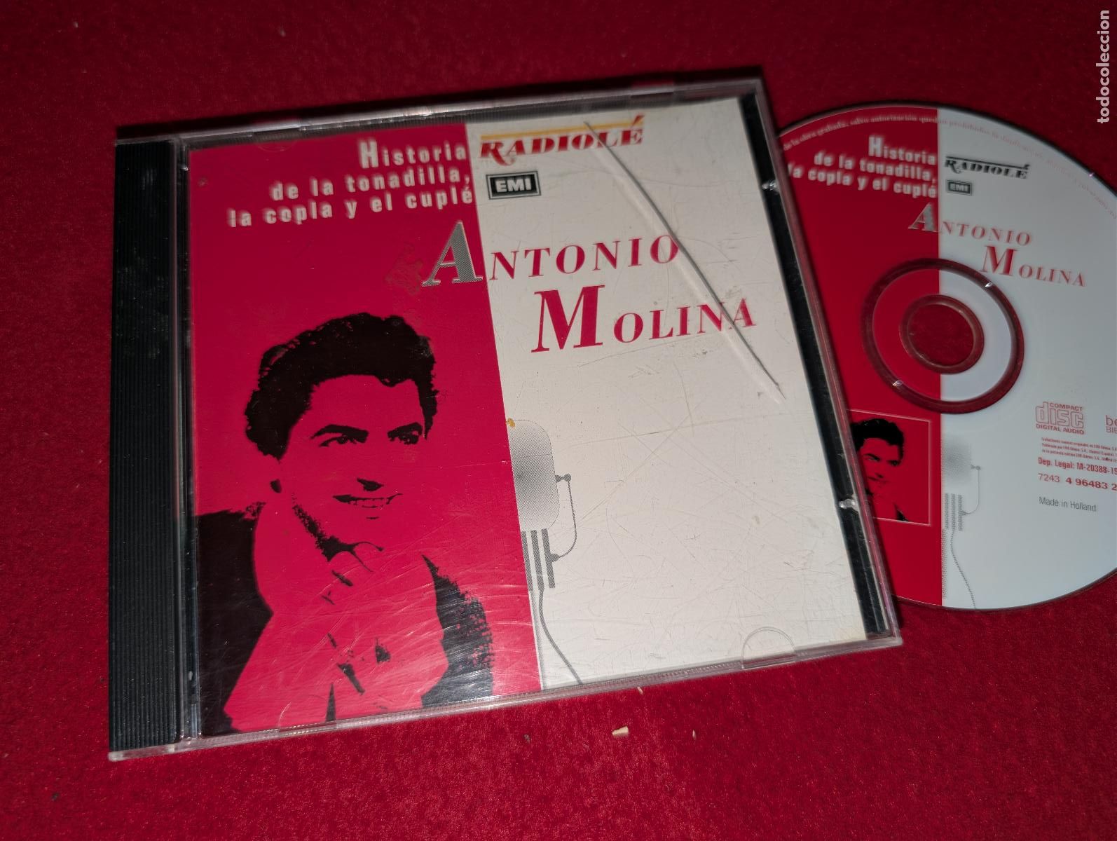 CDs de M&uacute;sica: ANTONIO MOLINA Historia de la tonadilla, la copla y el cuple CD 1998 Radiole