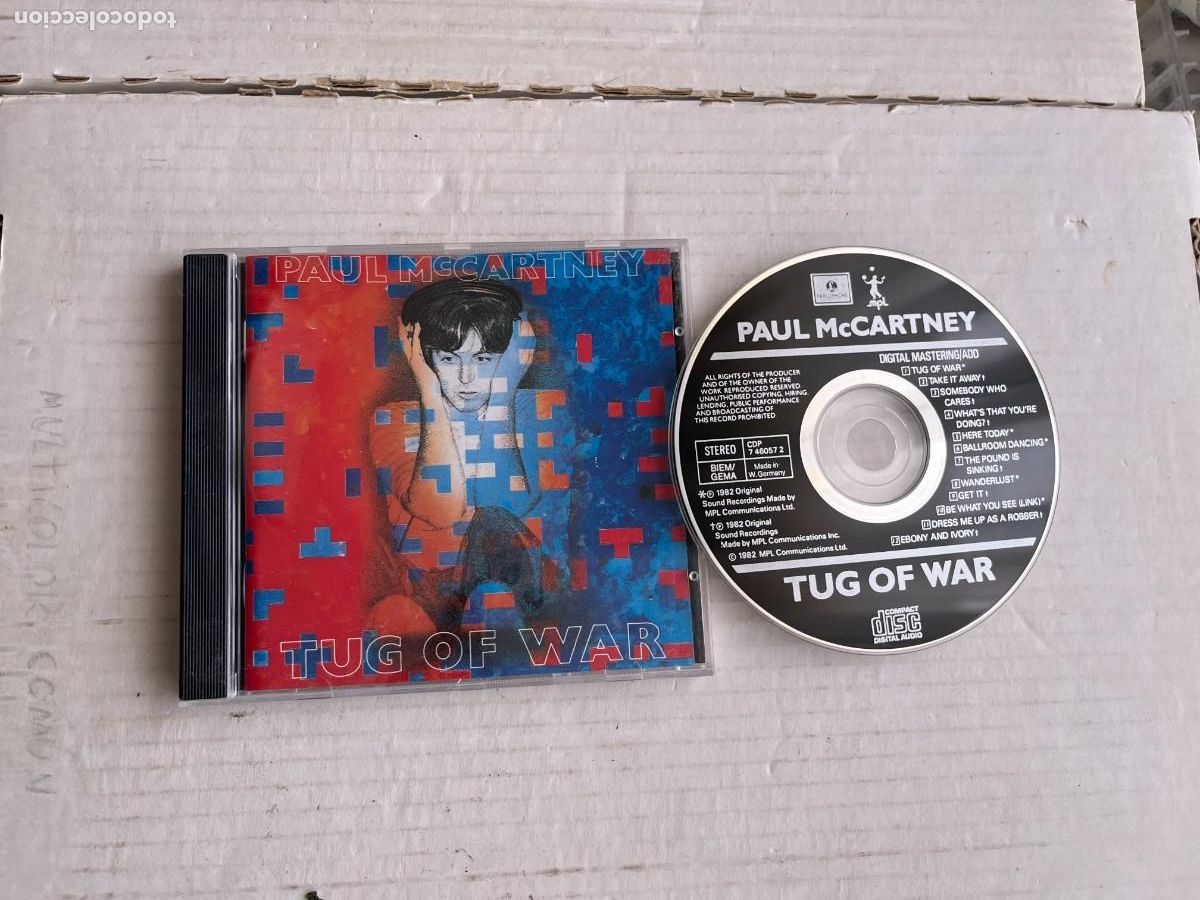 CDs de M&uacute;sica: PAUL MC CARTNEY TUG OF WAR PARLOPHONE - CD MUSICA KREATEN
