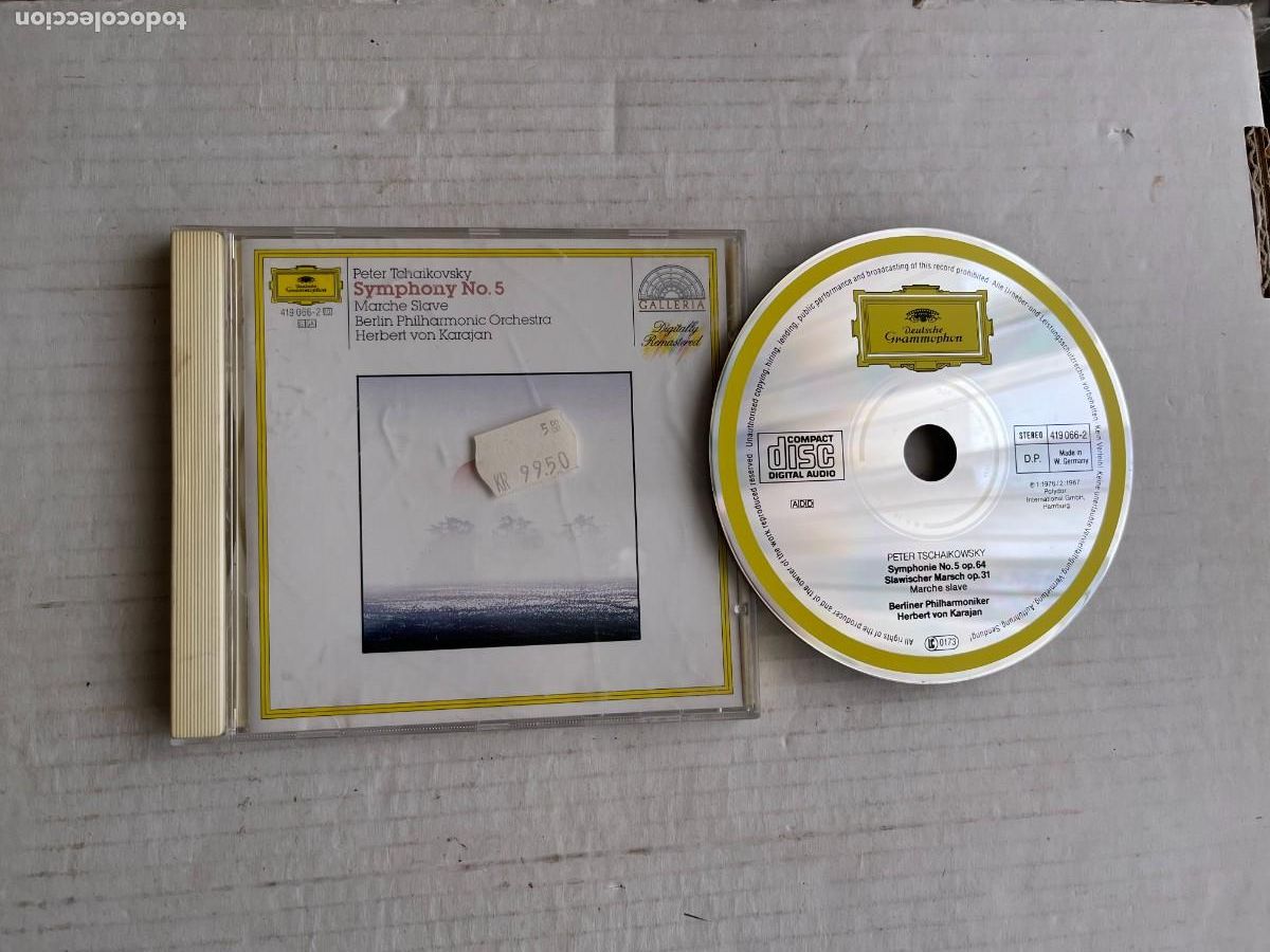 CDs de M&uacute;sica: TCHAIKOVSKY SYMPHONY NO 3 MARCHE SLAVE DEUTSCHE GRAMMOPHON CD MUSICA KREATEN
