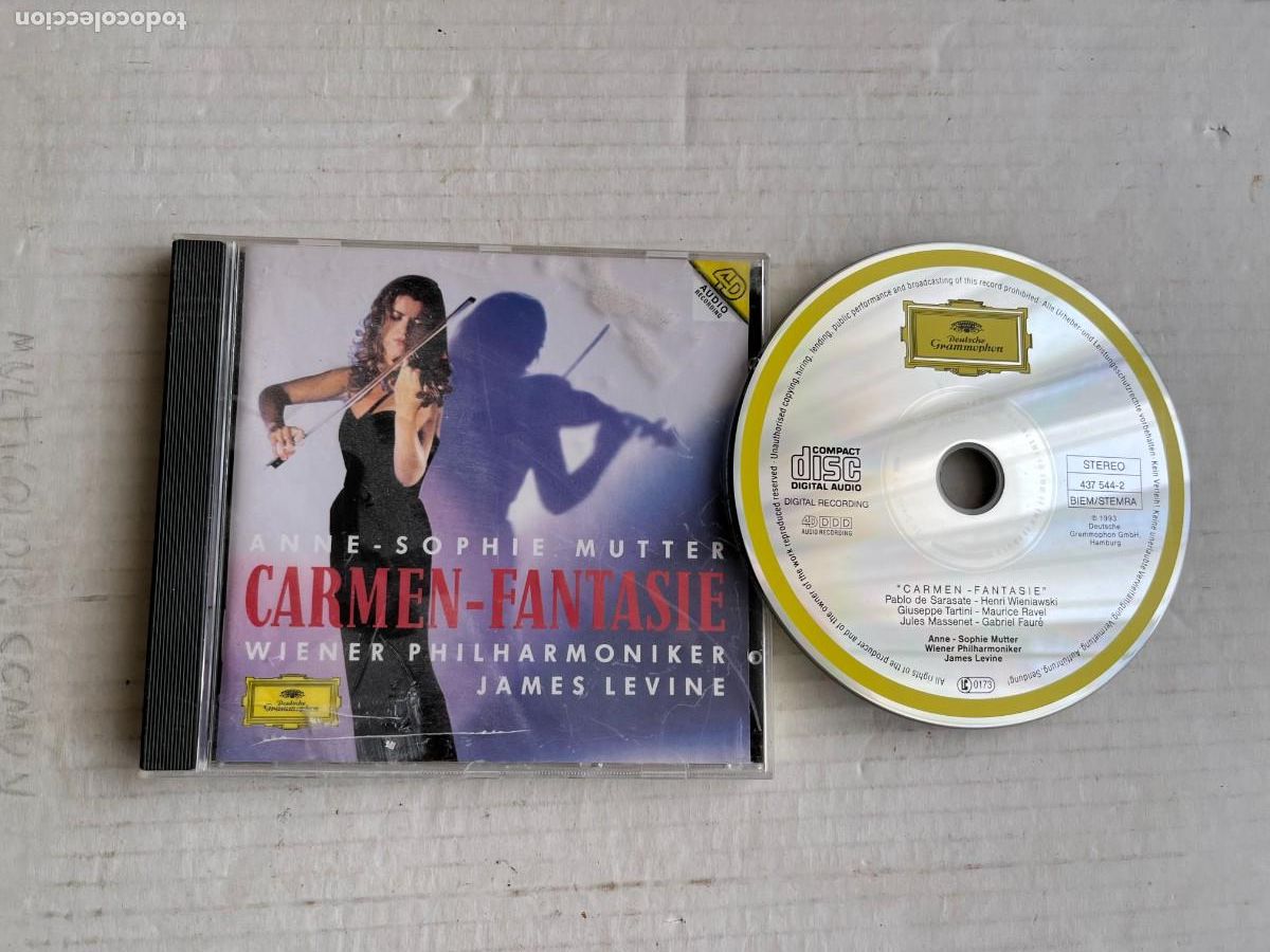 CDs de M&uacute;sica: CARMEN FANTASIE MUTTER LEVINE DEUTSCHE GRAMMOPHON CD MUSICA KREATEN