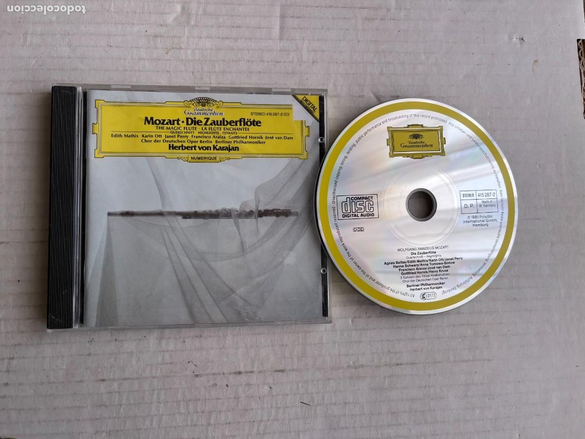 CDs de M&uacute;sica: MOZART THE MAGIC FLUTE HIGHLIGHTS DEUTSCHE GRAMMOPHON CD MUSICA KREATEN