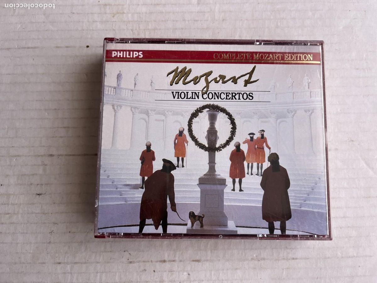 CDs de M&uacute;sica: COMPLETE MOZART EDITION VIOLIN CONCERTOS CAJA GRANDE 4 CDS PHILIPS 1991 MUSICA KREATEN